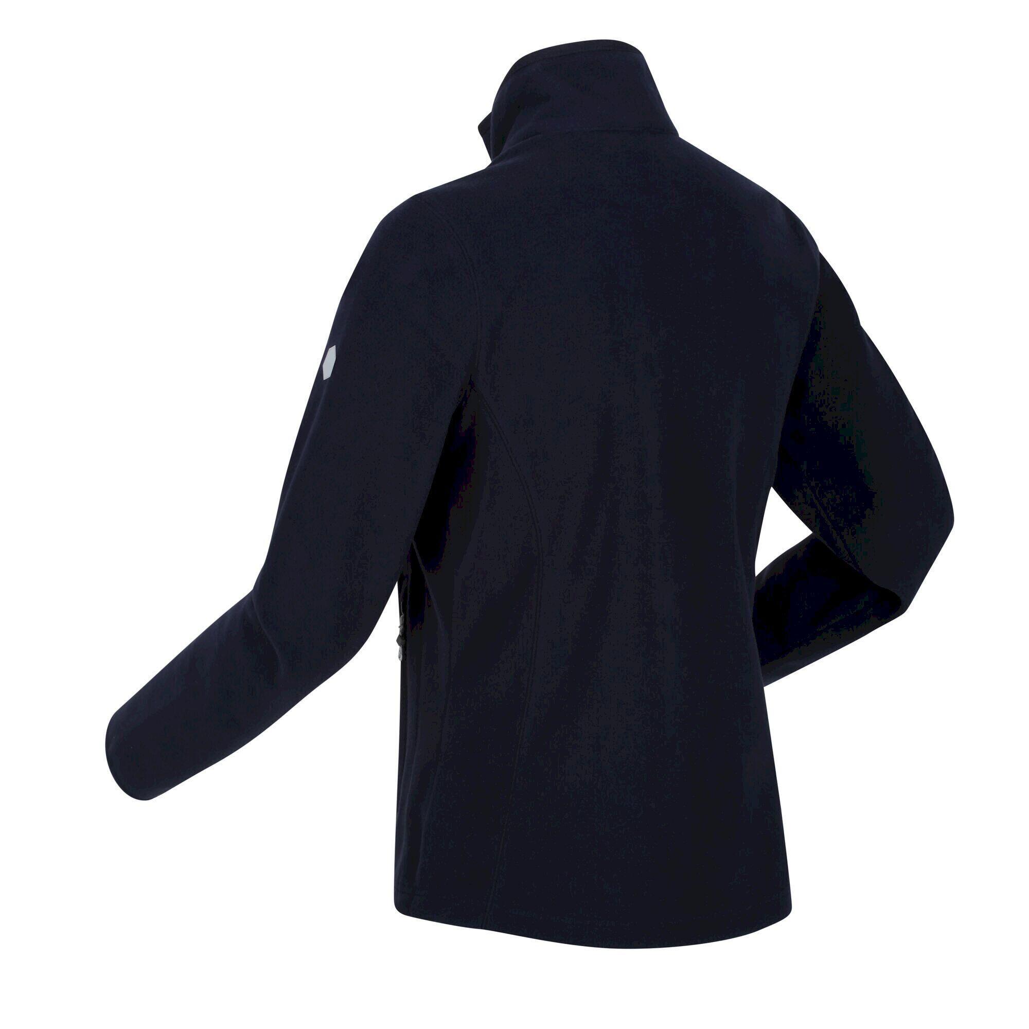 Womens/Ladies Floreo IV Full Zip Fleece Jacket (Navy) 3/5