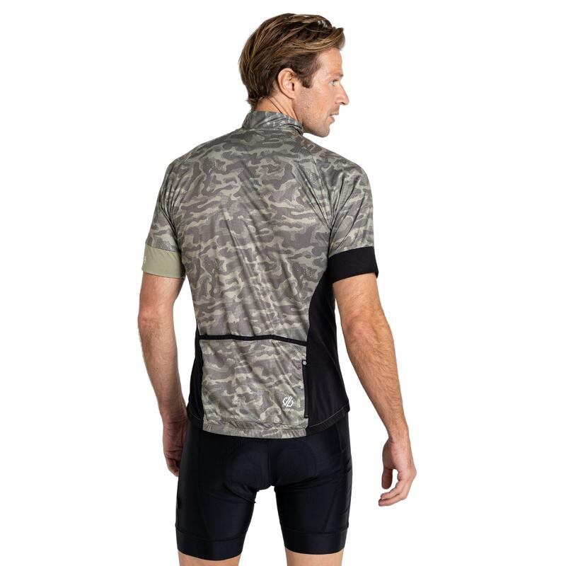 Maillot de cyclisme STAY THE COURSE Homme (Kaki)