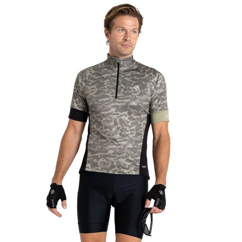 Maillot de cyclisme STAY THE COURSE Homme (Kaki)