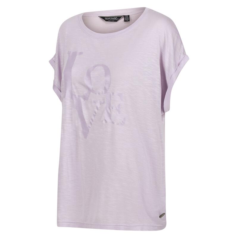 "Roselynn" TShirt für Damen Pastell-Lila