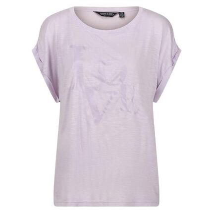 Tshirt Motif/style Love ROSELYNN Femme (Lilas Pastel)
