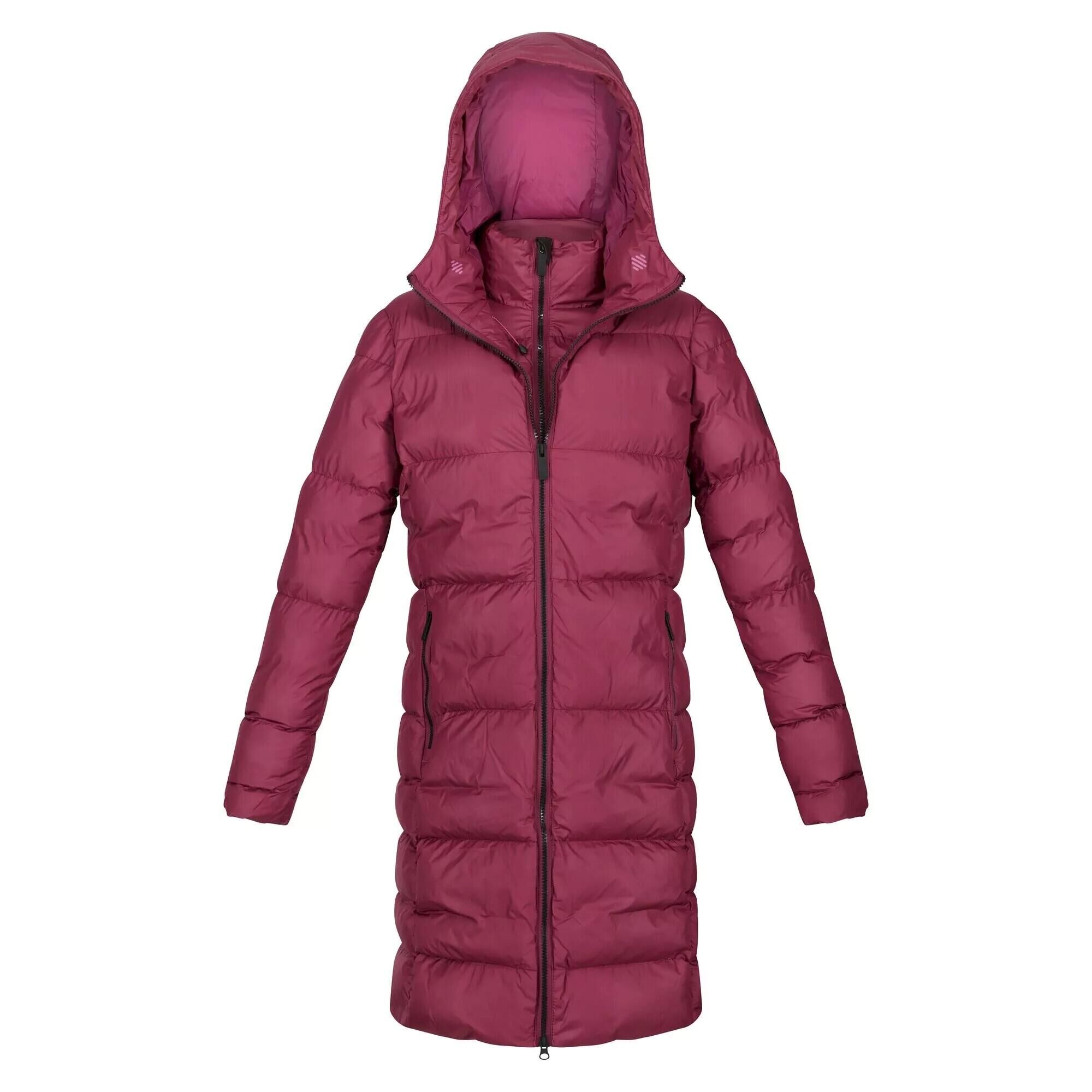 REGATTA Womens/Ladies Pandia II Hooded Jacket (Amaranth Haze)