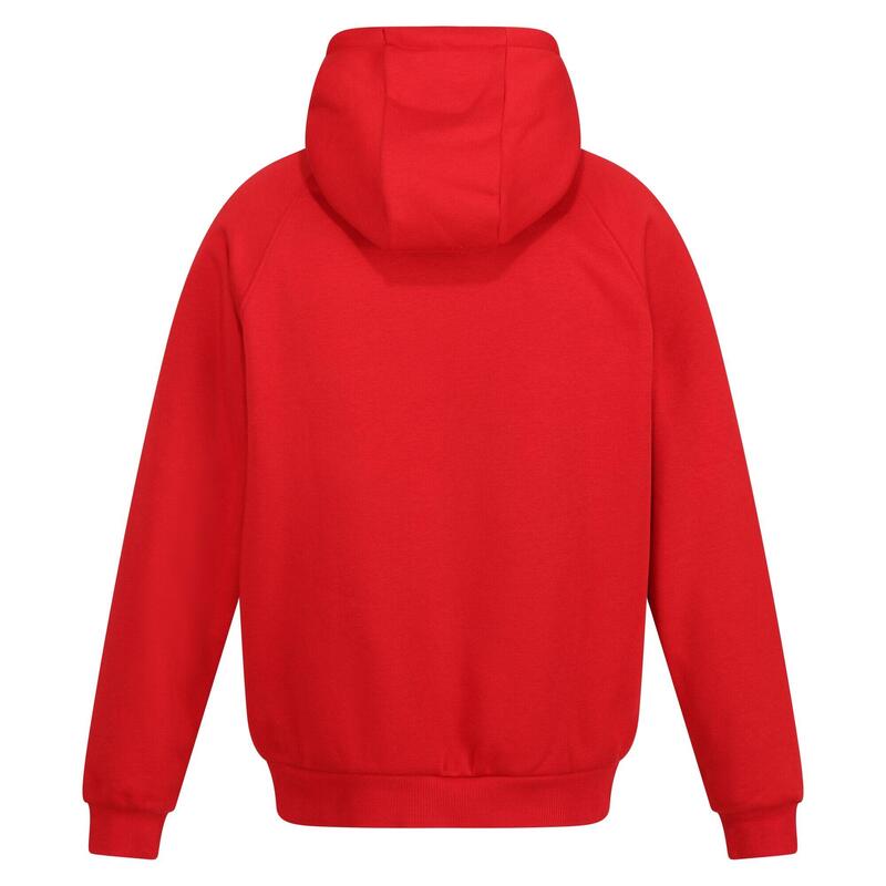 Heren Pro Full Zip Hoodie (Klassiek rood)