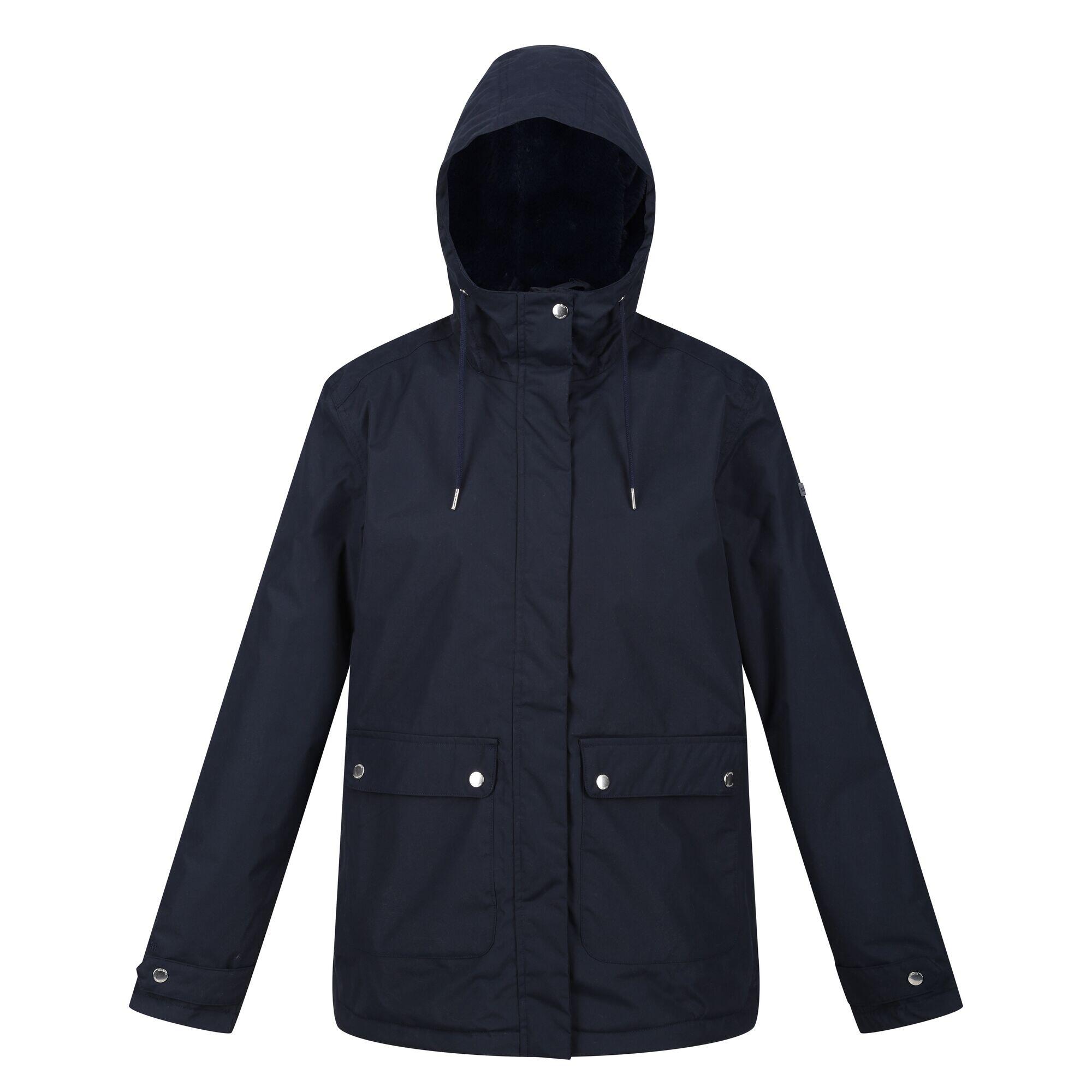 REGATTA Womens/Ladies Broadia Waterproof Jacket (Navy)