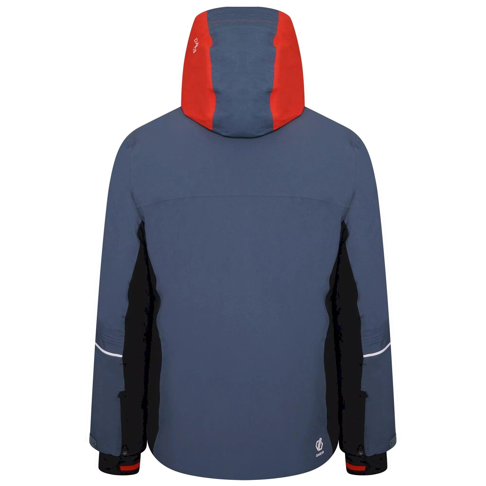 Mens Pivotal II Ski Jacket (Orion Grey/Infrared) 2/4