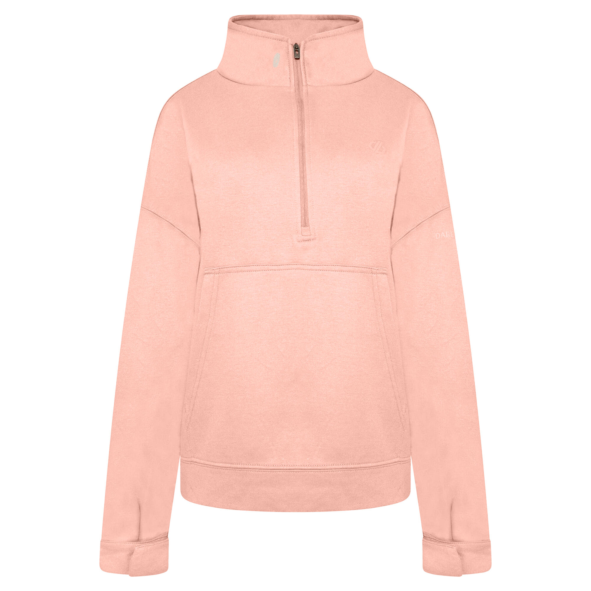 DARE 2B Womens/Ladies Laura Whitmore Recoup II Half Zip Sweatshirt (Apricot Blush)