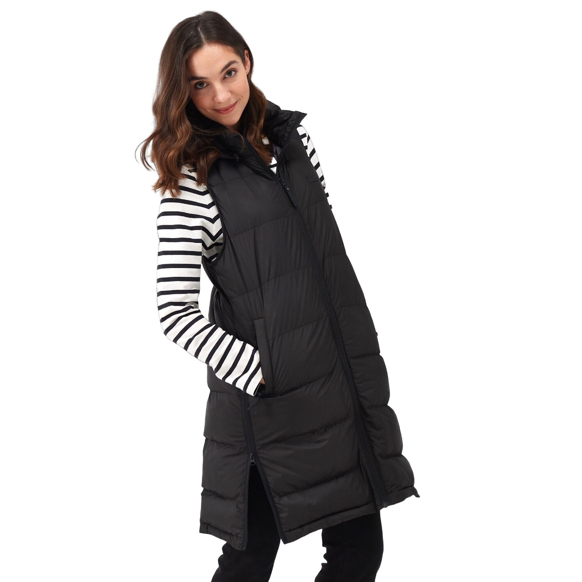 Womens/Ladies Ganella Long Length Gilet (Black) 3/5