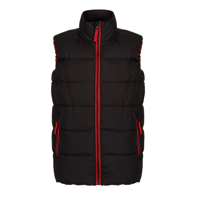 Veste Sans Manches Enfant (Noir / Rouge)