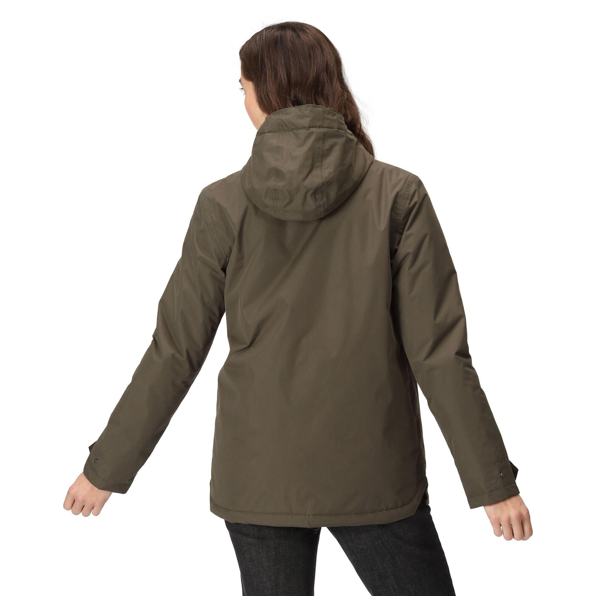 Womens/Ladies Broadia Waterproof Jacket (Dark Khaki) 4/5