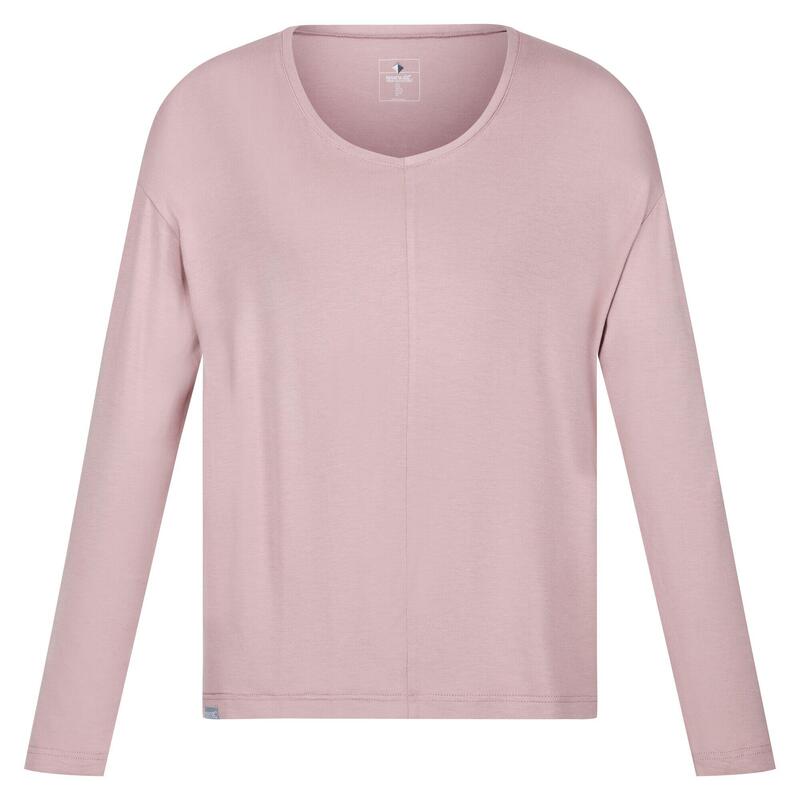 Camiseta Pimmy de Manga Larga para Mujer Rosa Dusky