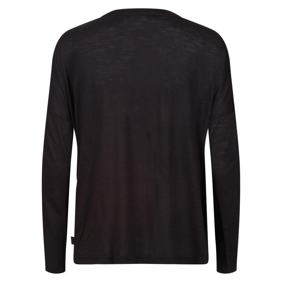 T-shirt Damski Serca Z Długim Rękawem Carlene