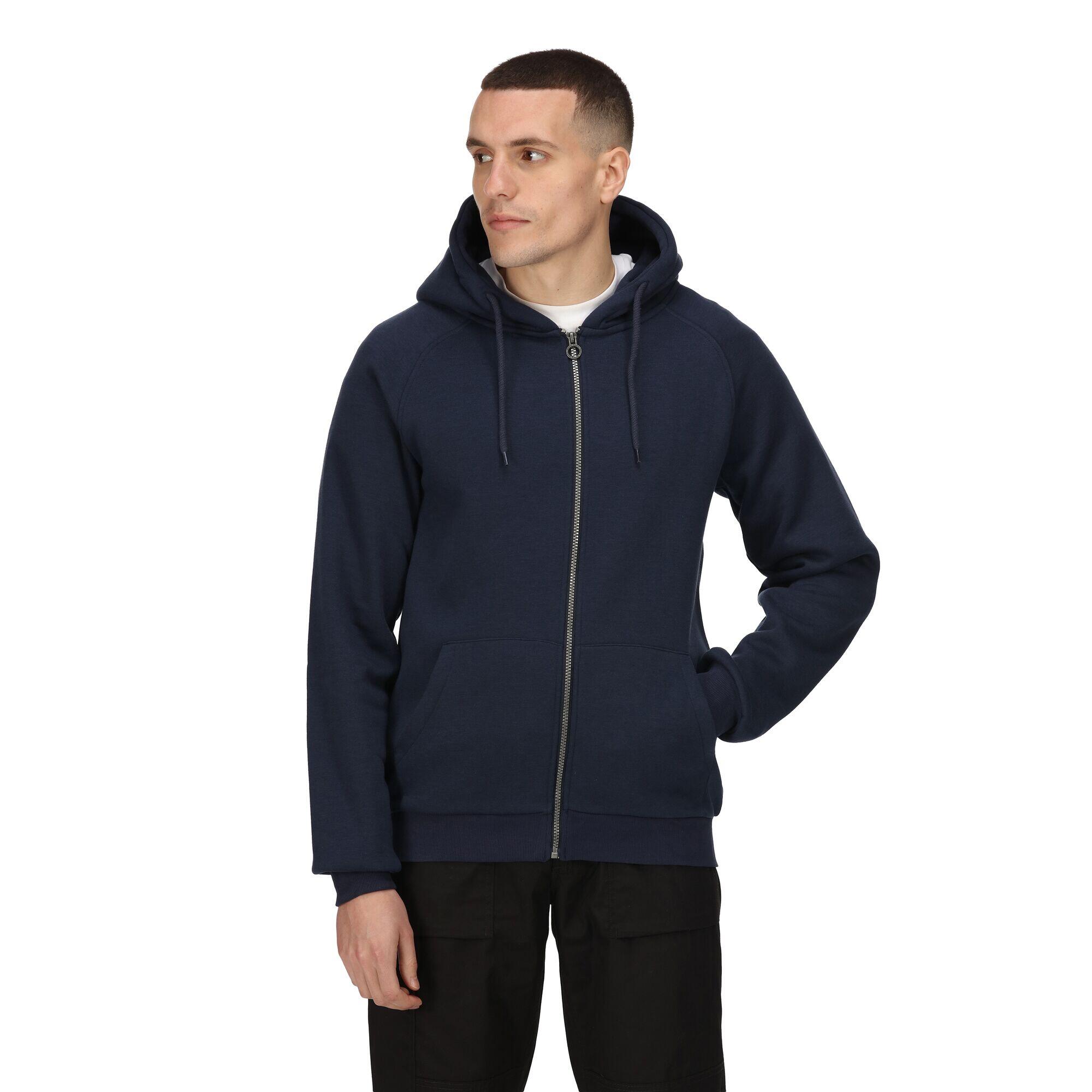 Mens Pro Full Zip Hoodie (Navy) 3/5