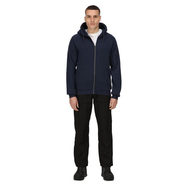 Heren Pro Full Zip Hoodie (Marine)