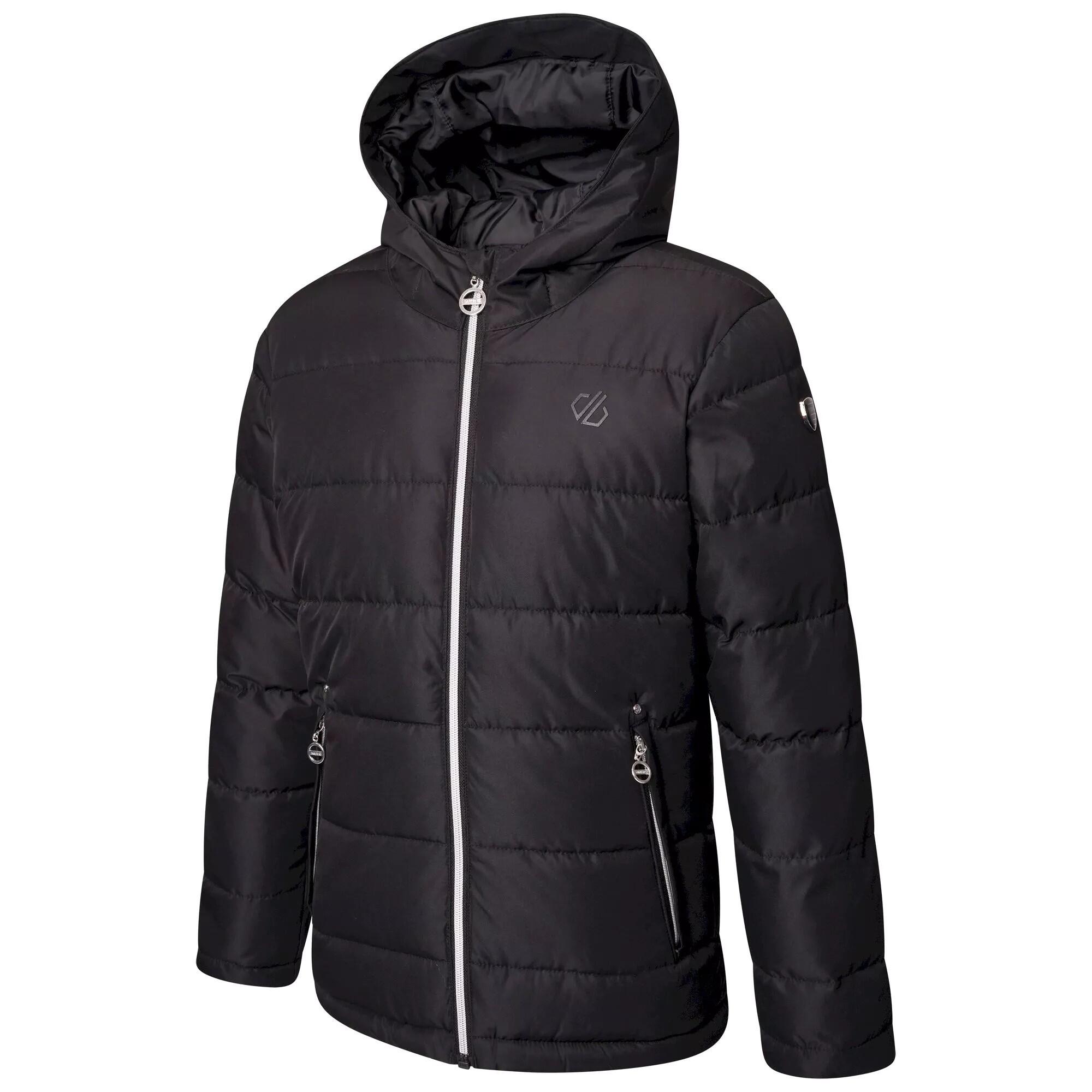 Girls Verdict Waterproof Insulated Ski Jacket (Black) 3/5