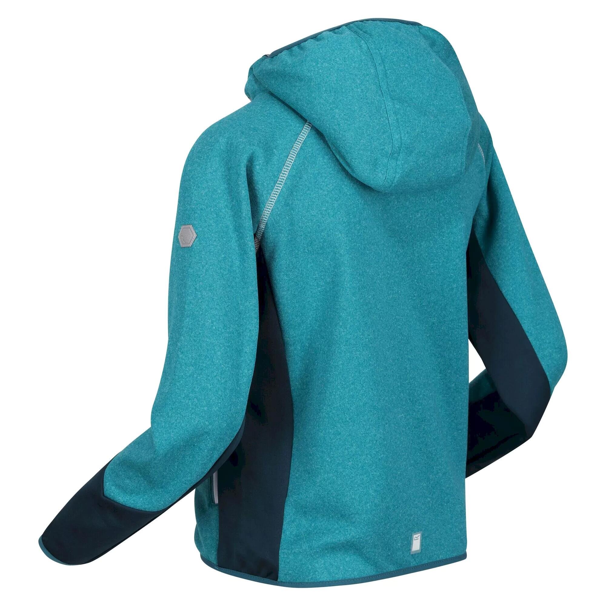 Childrens/Kids Prenton Lightweight Fleece Jacket (Pagoda Blue/Dragonfly) 4/5