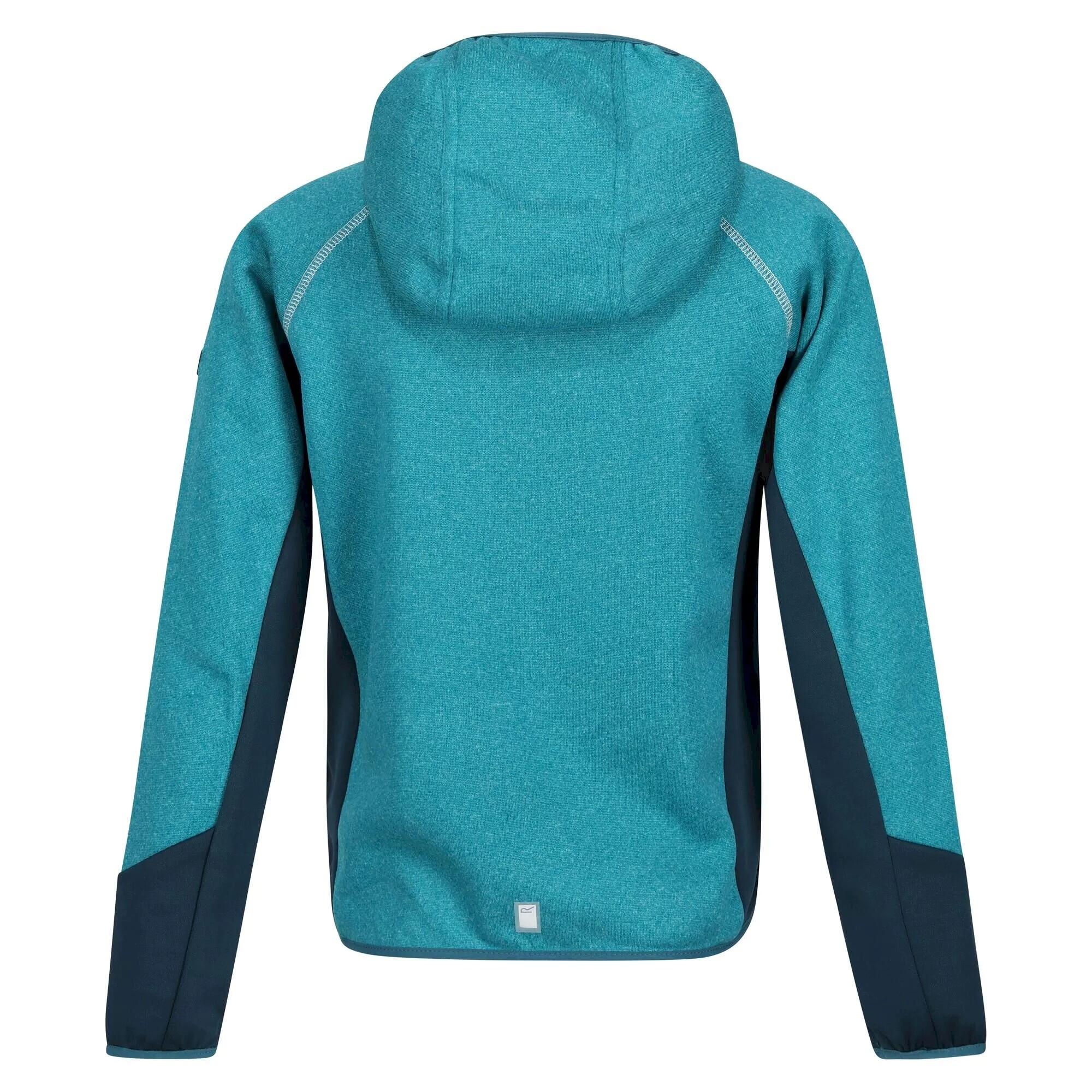 Childrens/Kids Prenton Lightweight Fleece Jacket (Pagoda Blue/Dragonfly) 2/5