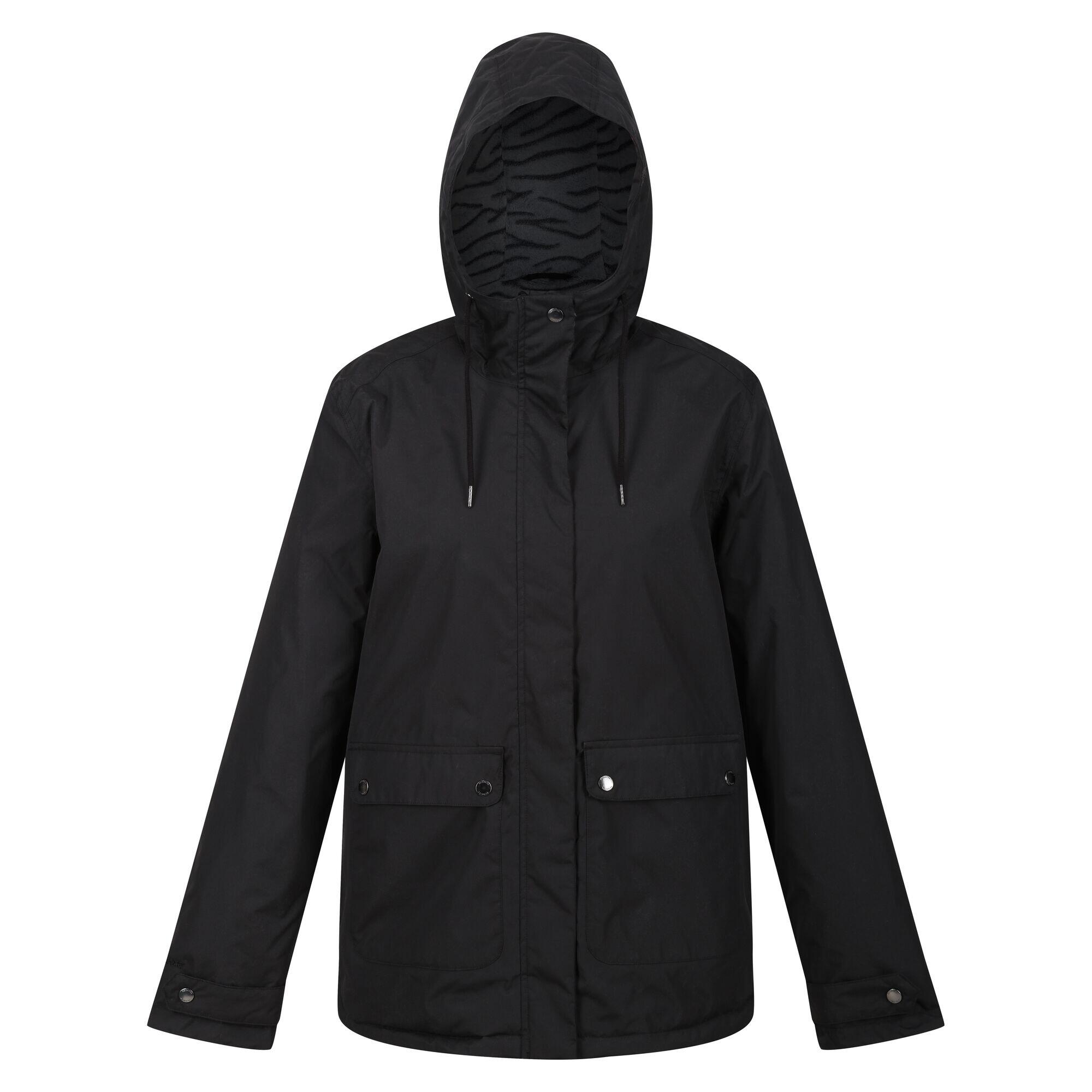REGATTA Womens/Ladies Broadia Waterproof Jacket (Black)