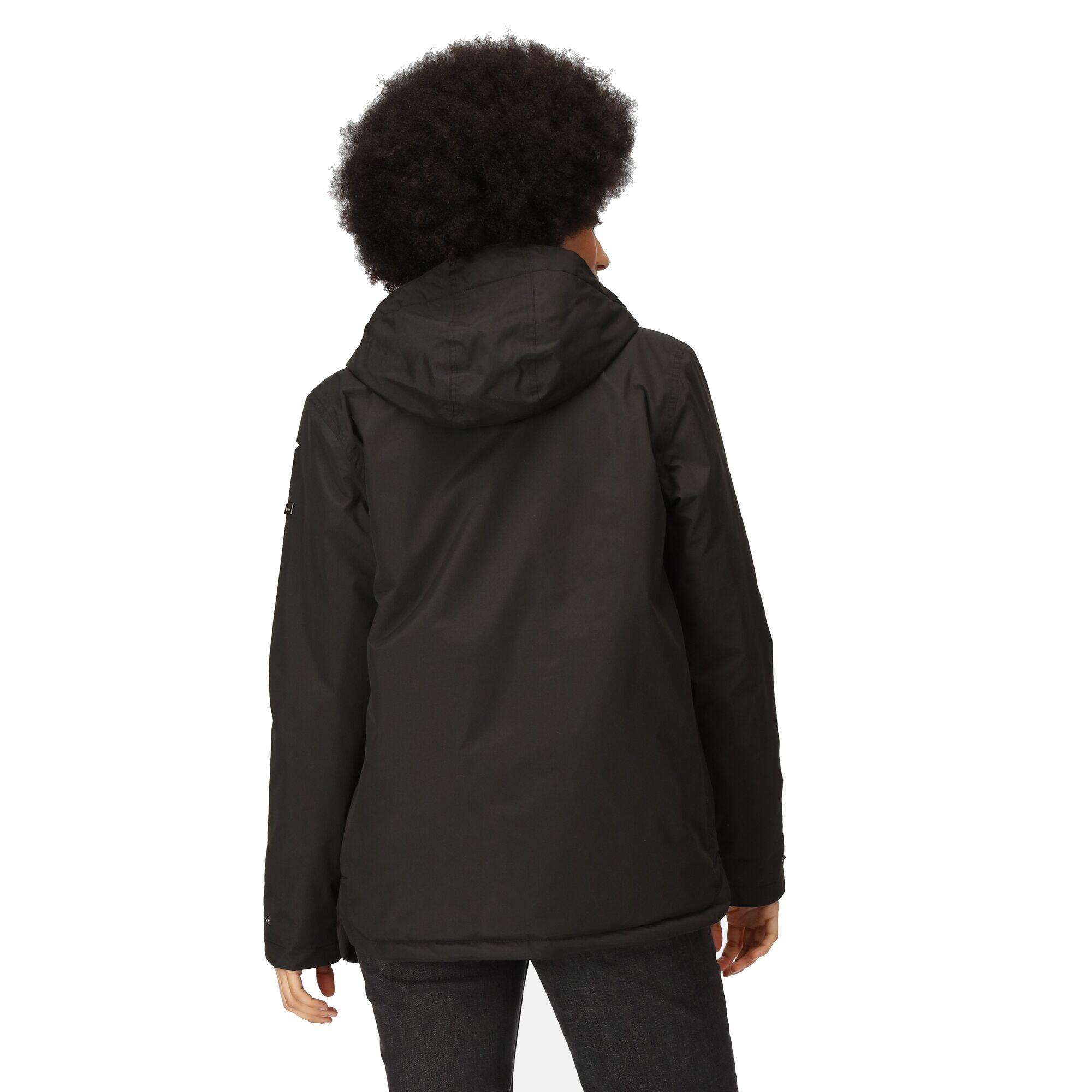 Womens/Ladies Broadia Waterproof Jacket (Black) 4/5