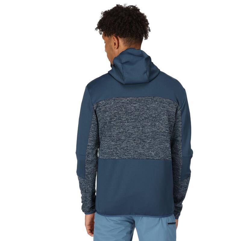 "Cadford V" Fleecejacke Durchgehender Reißverschluss für Herren Blue Wing Blau