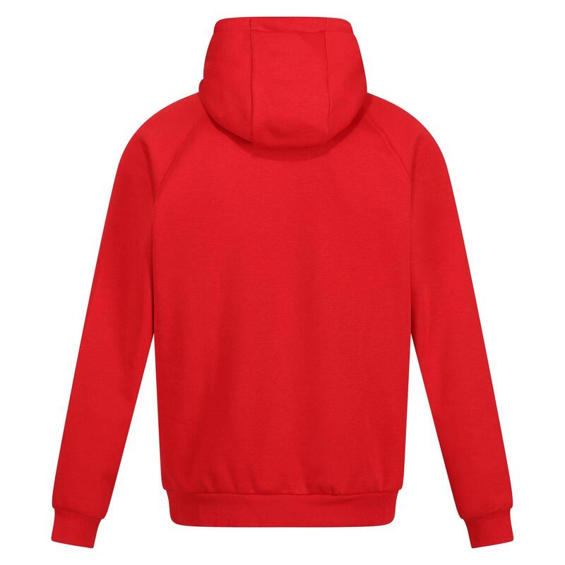 Hoodie Colocar por Cima da Cabeça Pro Homem Vermelho Clássico