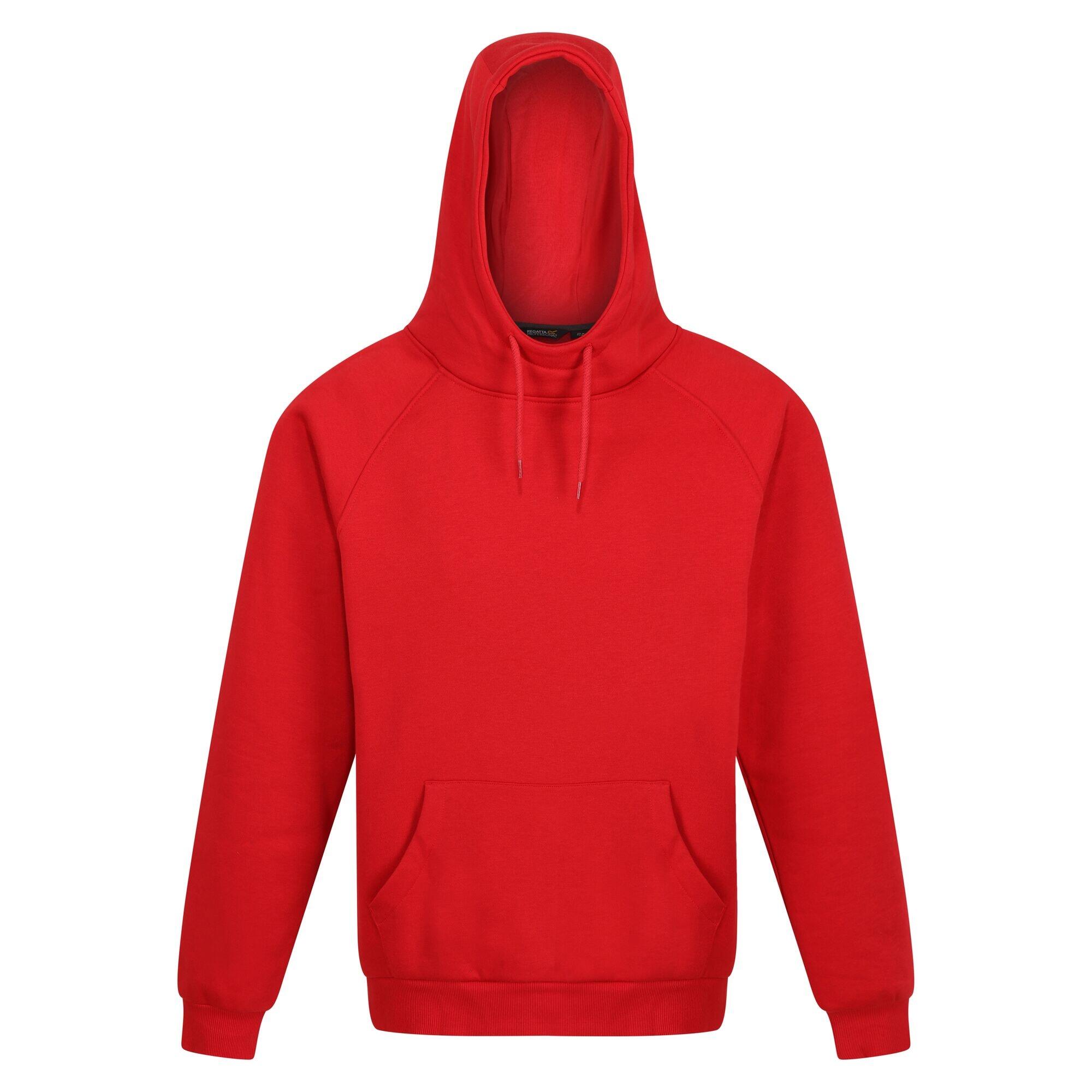 REGATTA Mens Overhead Hoodie (Classic Red)