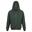 Heren Pro Full Zip Hoodie (Donkergroen)