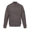 Jersey Solomon Jaspeada de Punto para Hombre Gris Oscuro