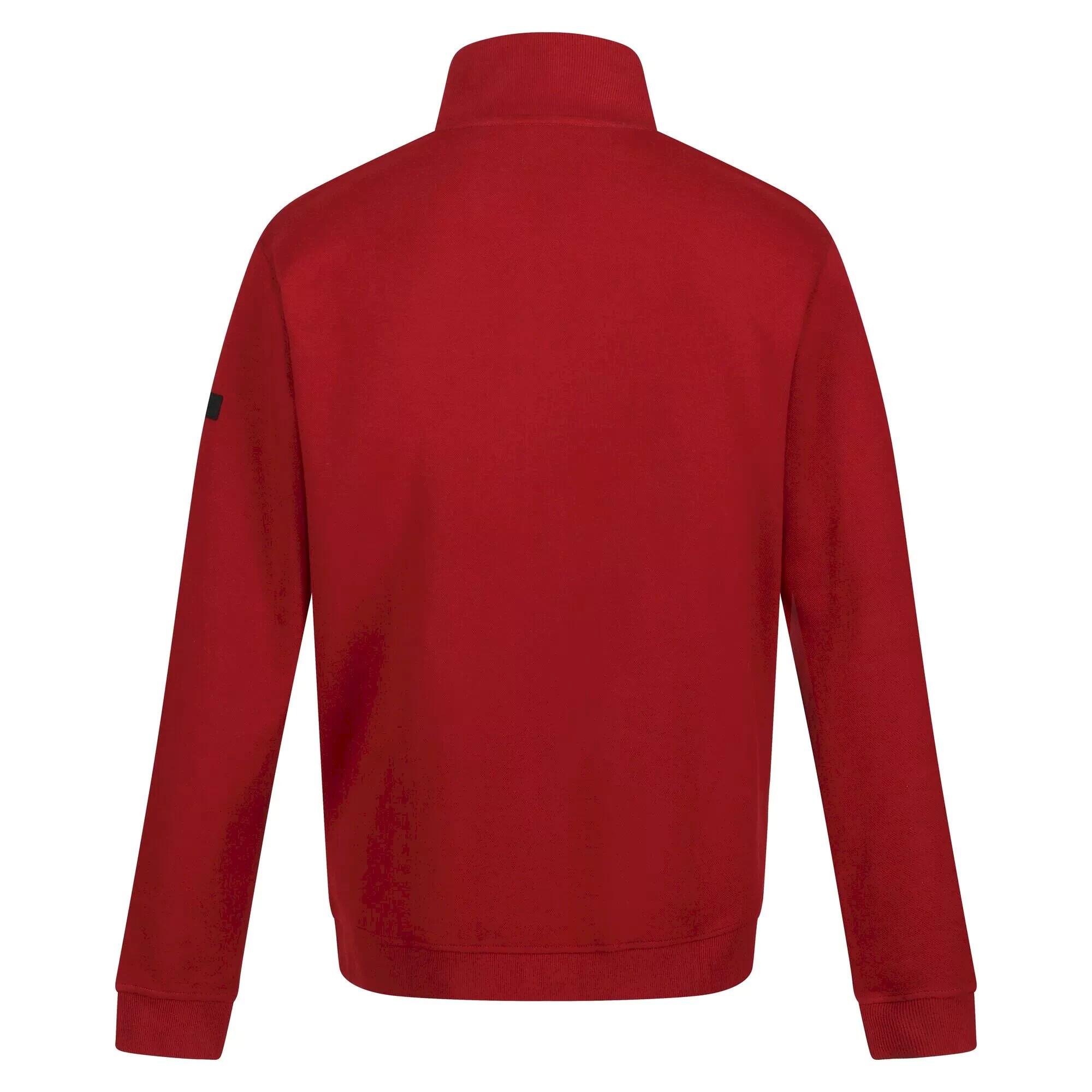 Men's FELTON fleece jacket (Syrah red)