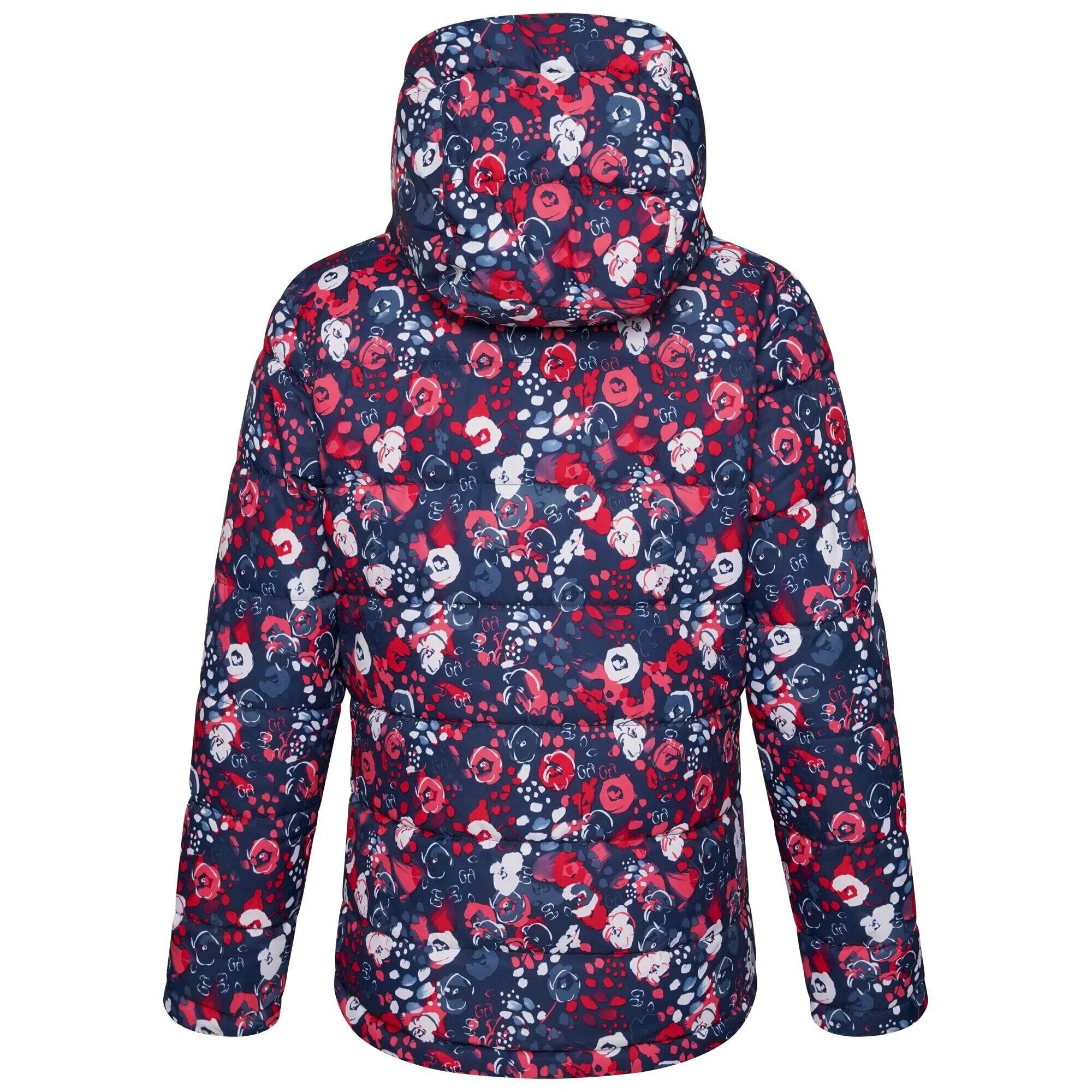 Girls Verdict Floral Waterproof Ski Jacket (Virtual Pink) 2/5
