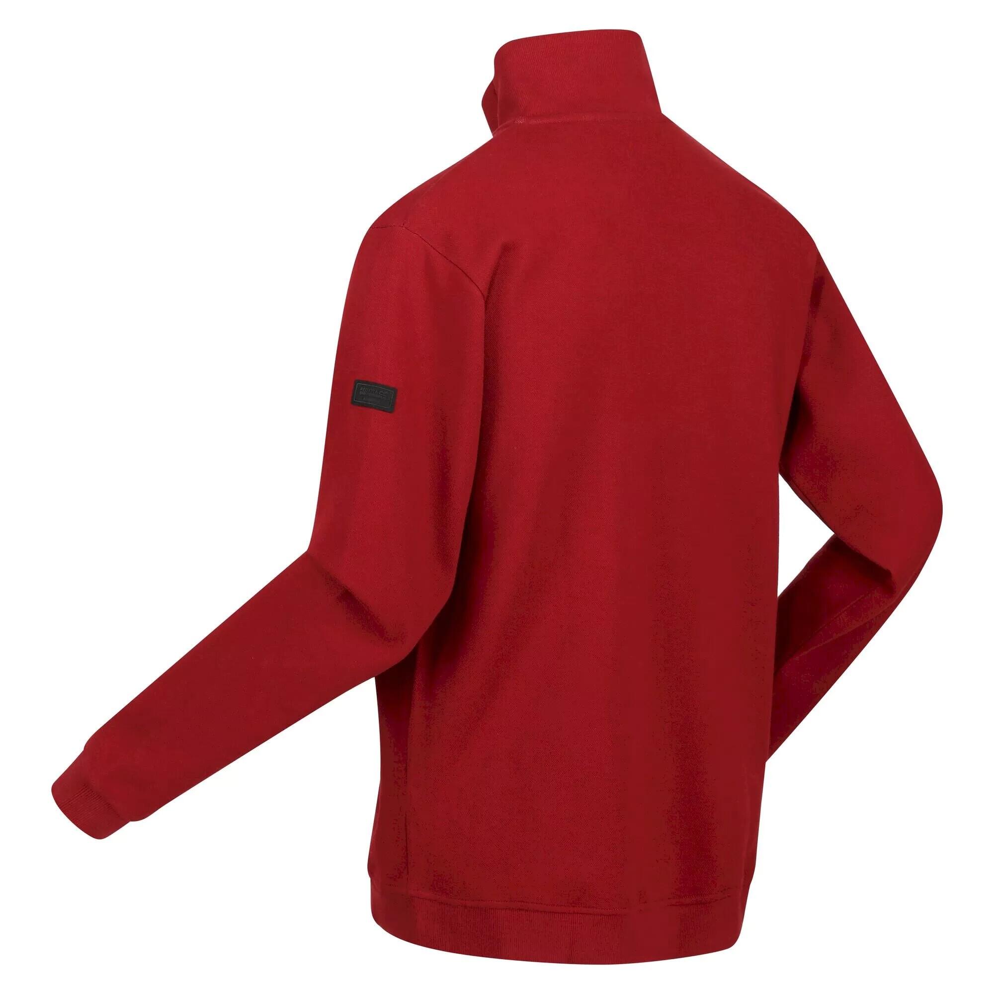 Men's FELTON fleece jacket (Syrah red)