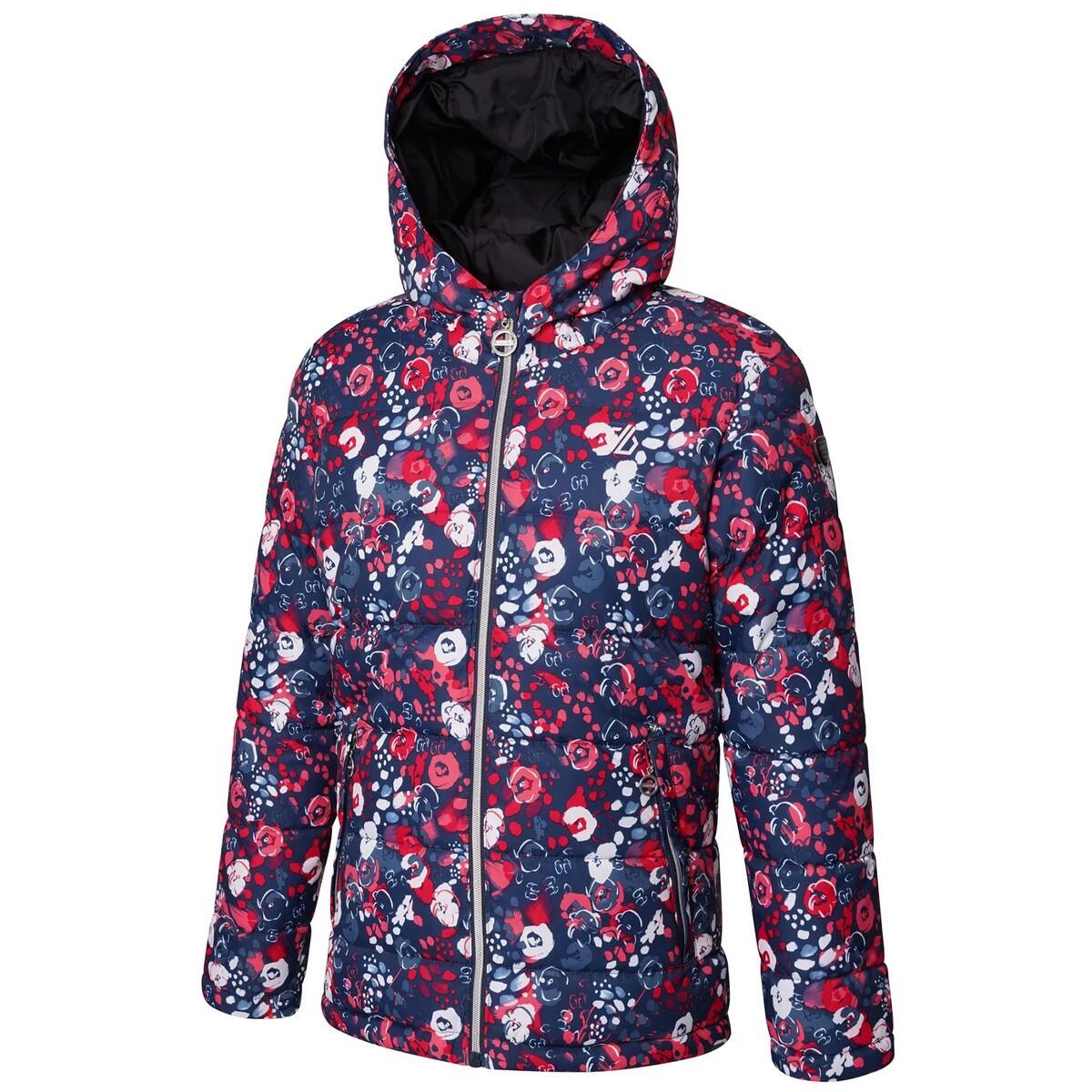 Girls Verdict Floral Waterproof Ski Jacket (Virtual Pink) 3/5