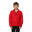 Kinder/Kids Microfleece Half Rits Fleece (Klassiek rood)