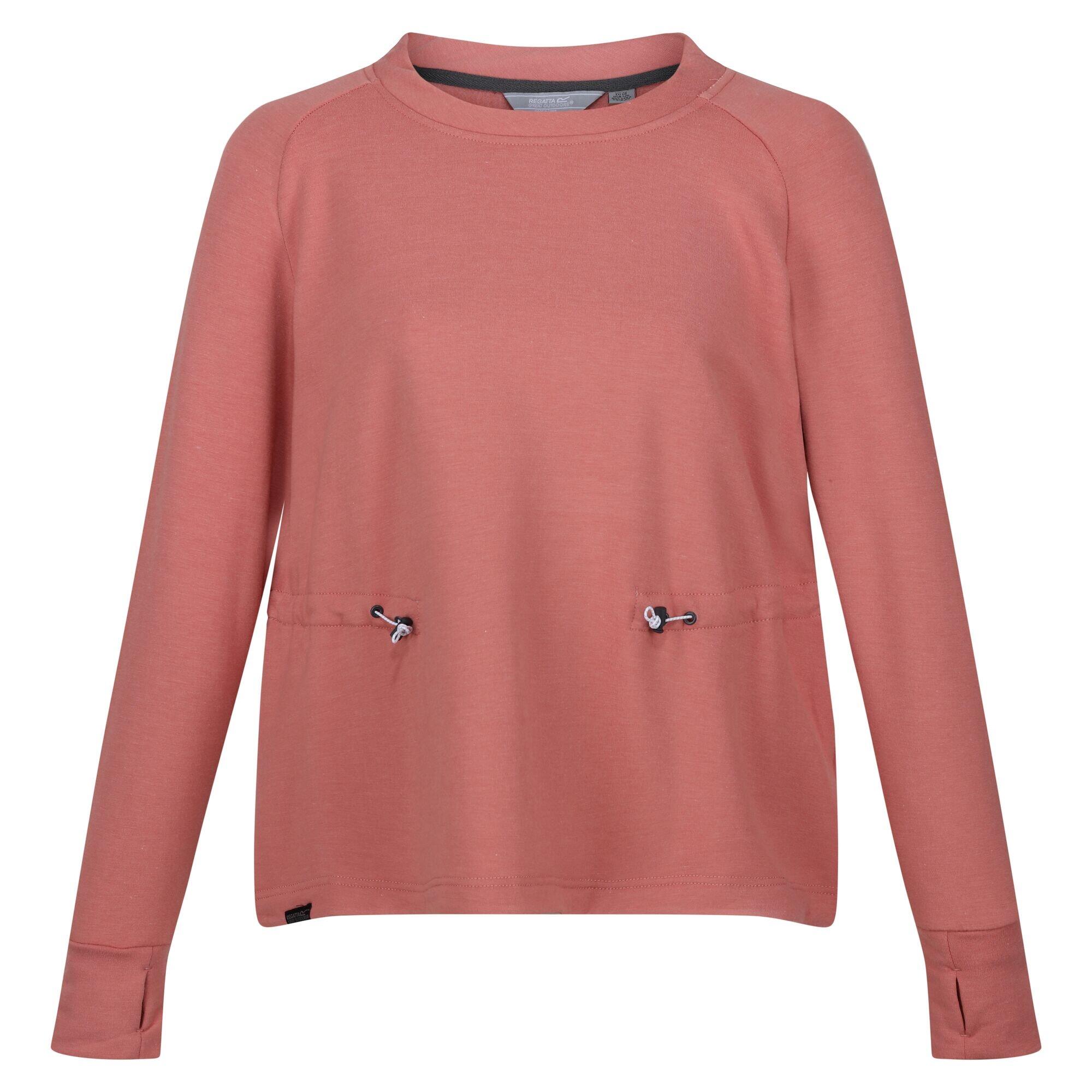 Womens/Ladies Narine Marl Sweatshirt (Terracotta) 1/5