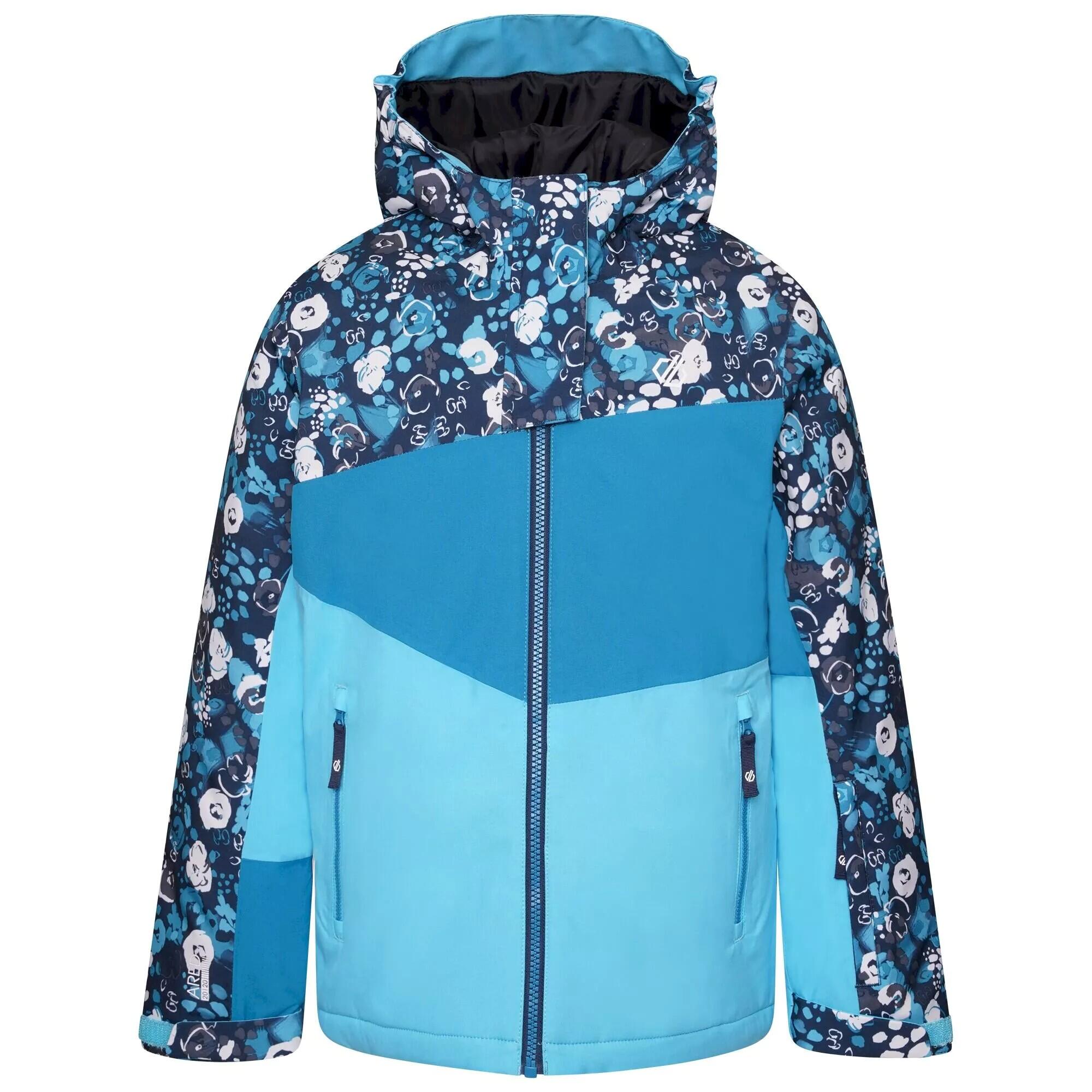 DARE 2B Childrens/Kids Humour II Floral Ski Jacket (River Blue/Fjord)