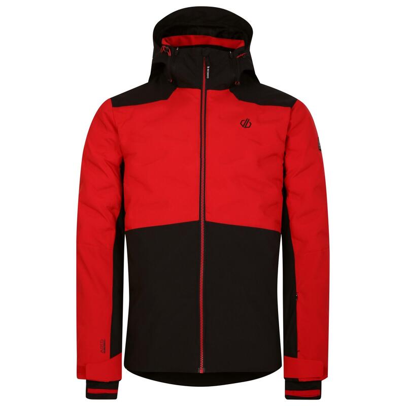 Chaqueta de Esquí Aerials para Hombre Rojo Peligro, Negro