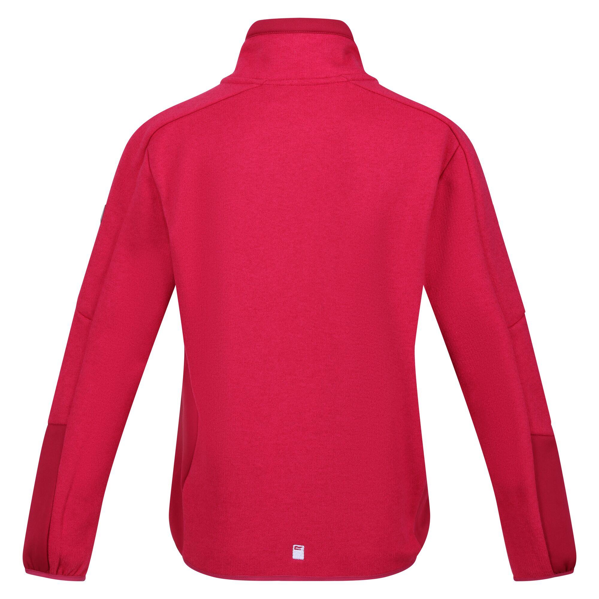 Childrens/Kids Highton IV Full Zip Fleece Jacket (Berry Pink) 2/4