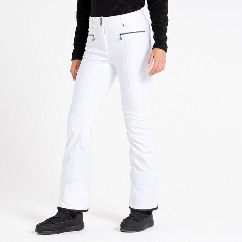 Womens/Ladies Inspired II Ski Trousers (White) 3/5