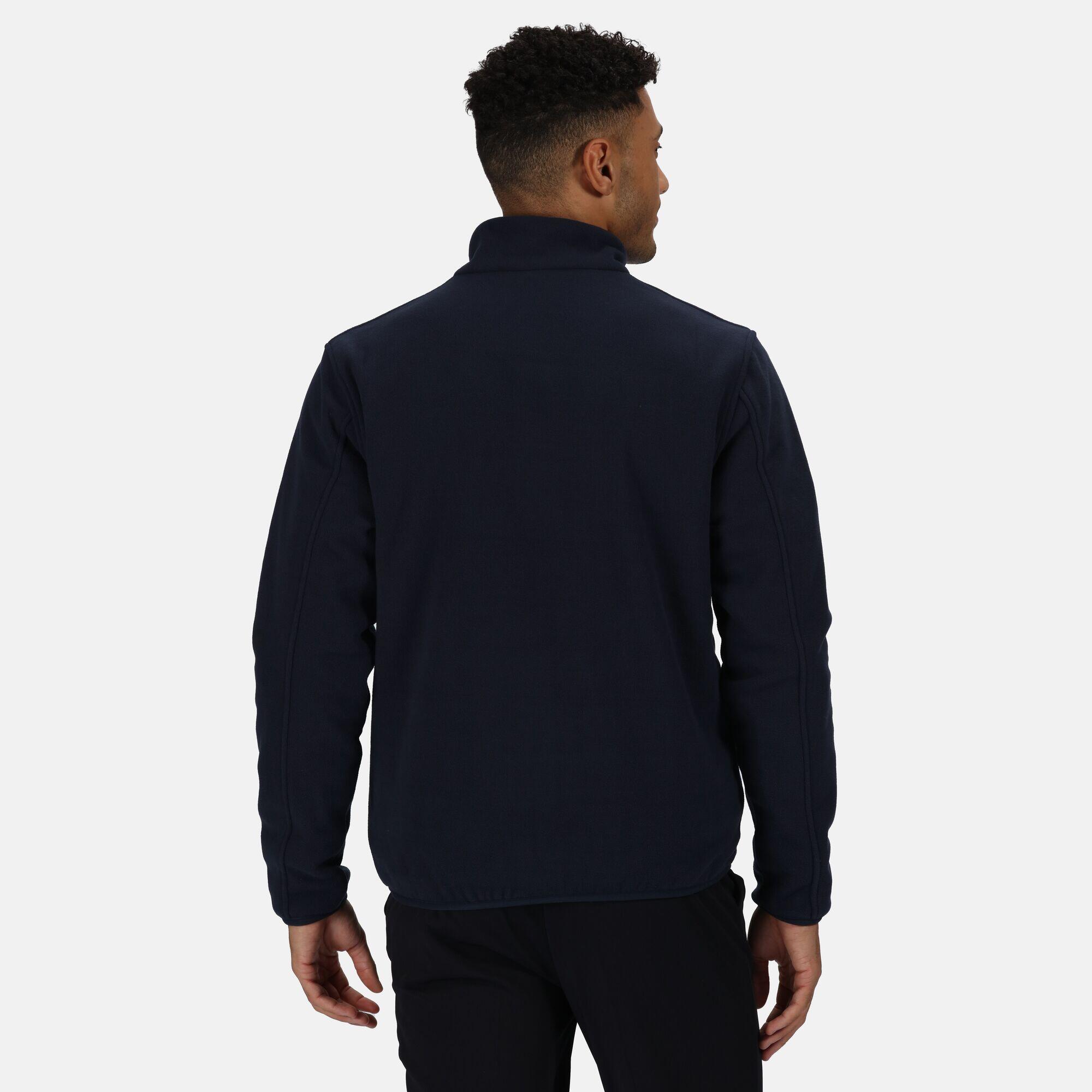 Mens Waterproof Fleece Jacket (Navy) 2/5