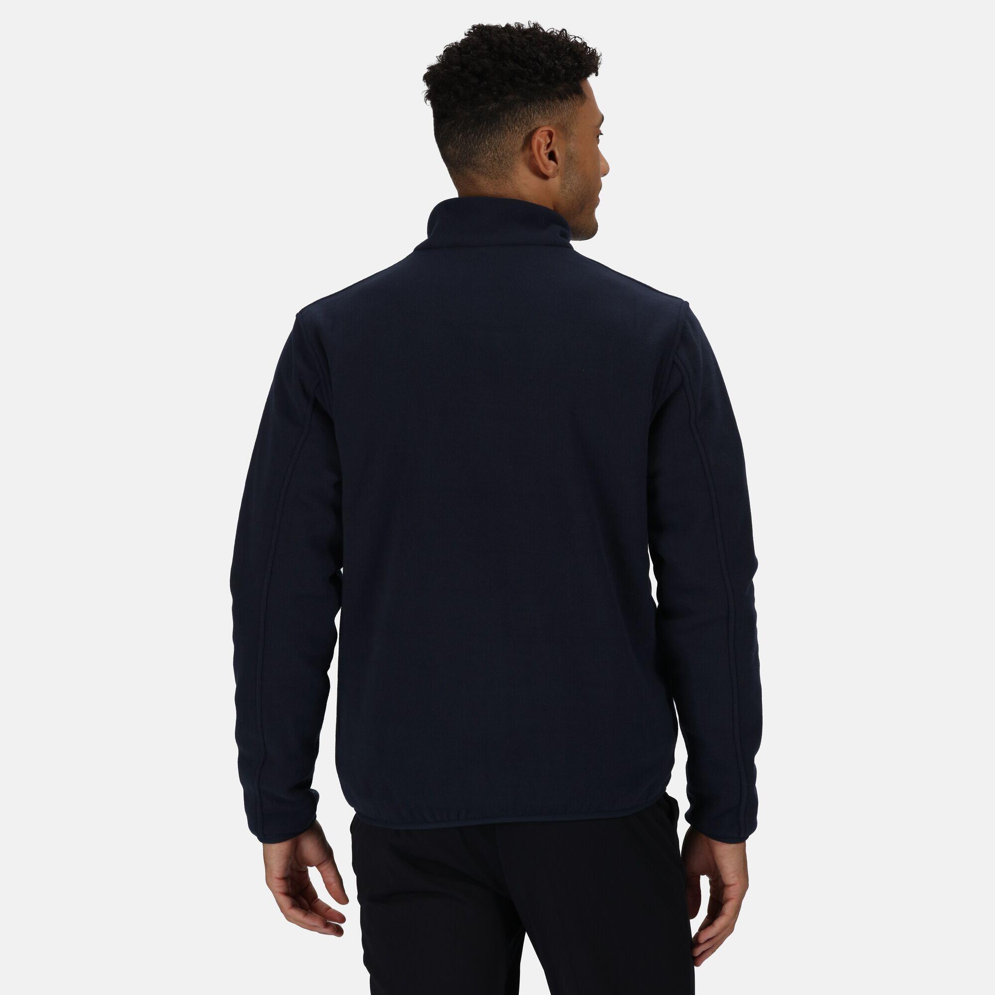 Mens Omicron III Waterproof Fleece Jacket (Navy) 2/5