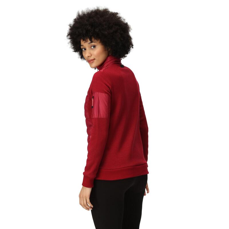 Veste polaire COLLISTON Femme (Rouge foncé)