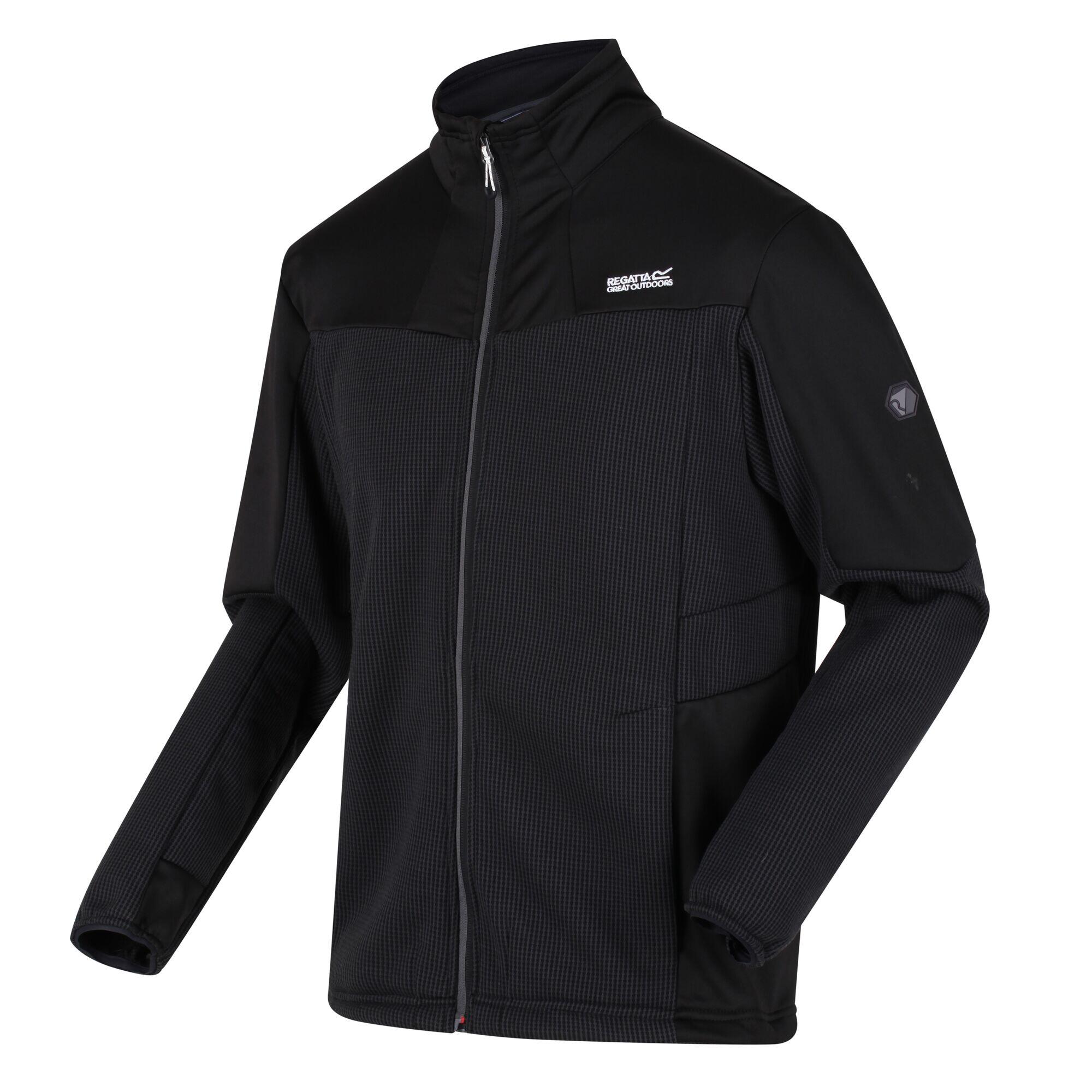 Men's HIGHTON fleece jacket (Black / Ash)