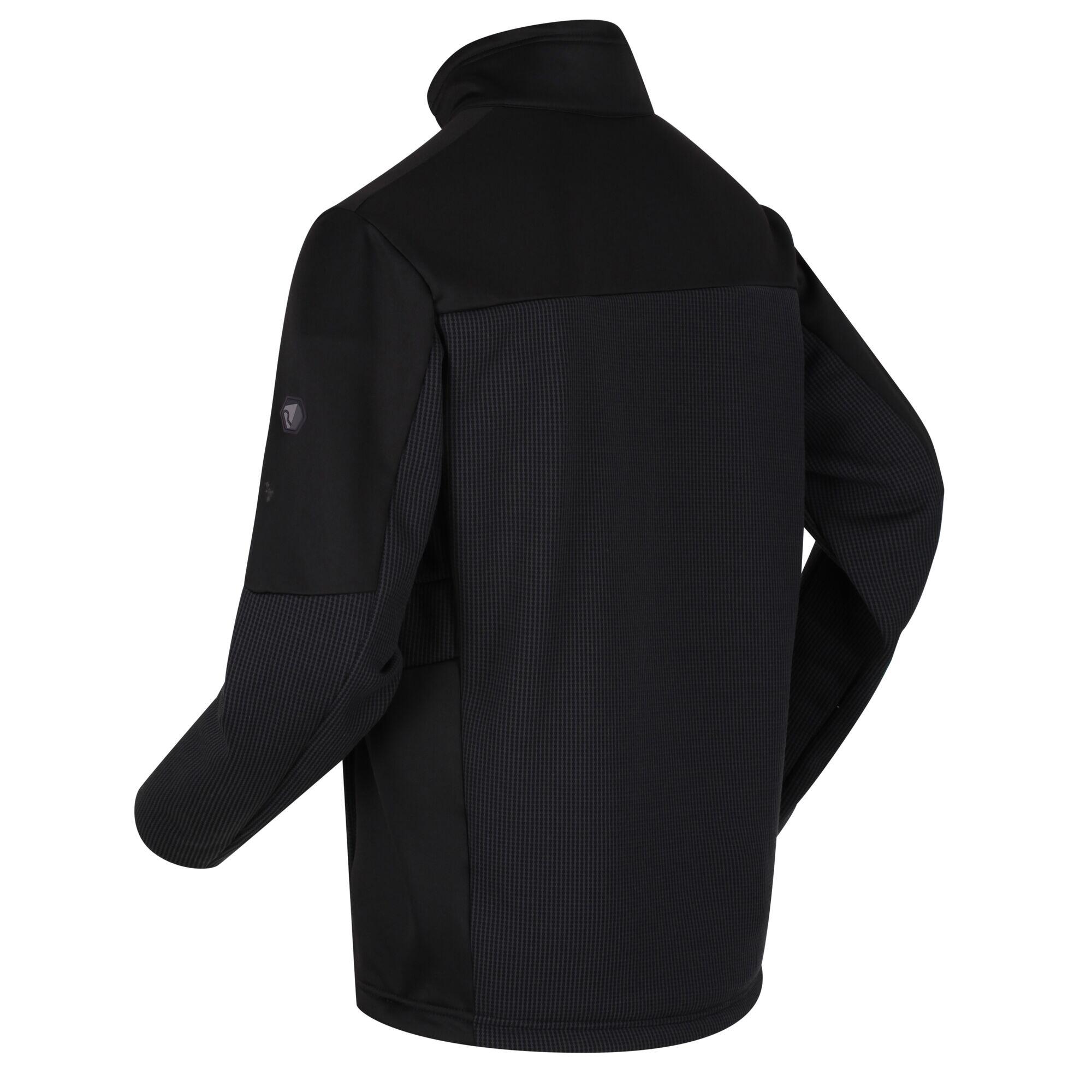 Men's HIGHTON fleece jacket (Black / Ash)