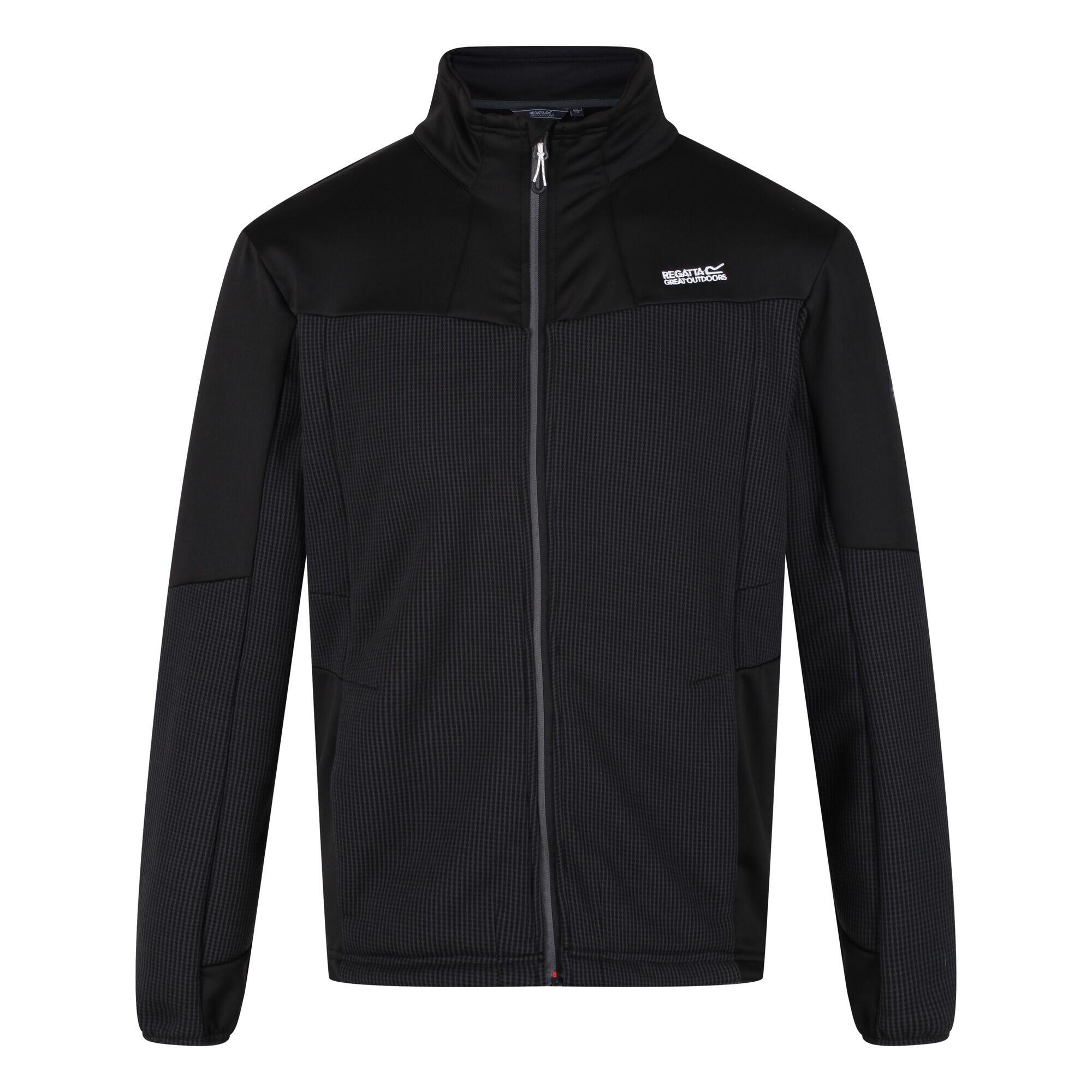 Men's HIGHTON fleece jacket (Black / Ash)