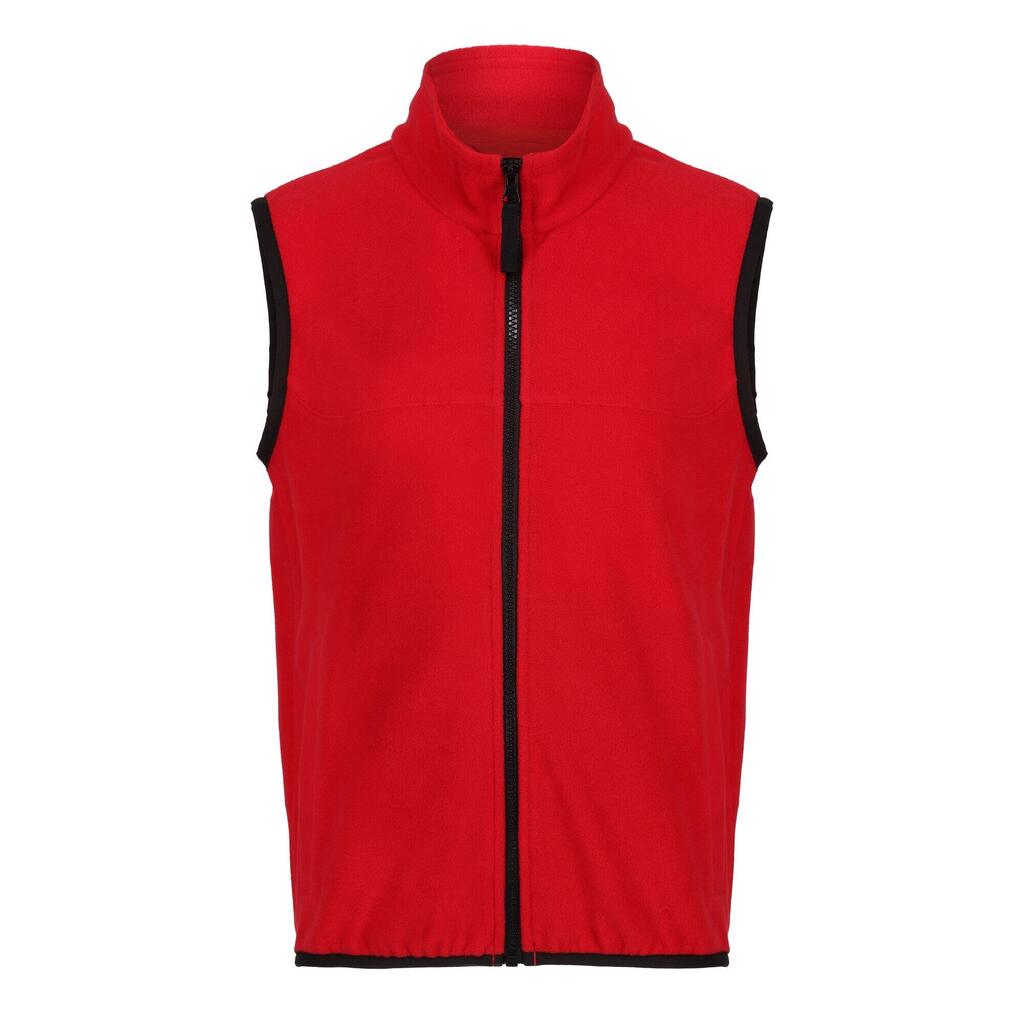 Childrens/Kids Microfleece Body Warmer (Classic Red)