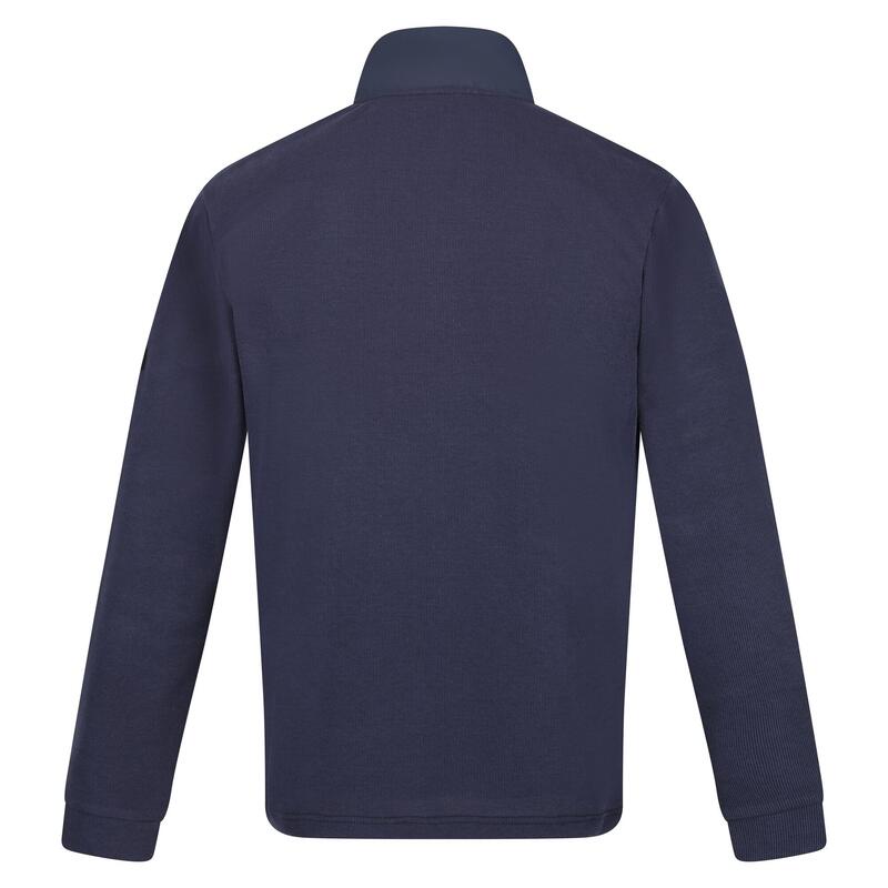 "Galino" Sweatshirt Knopfdetail für Herren Marineblau