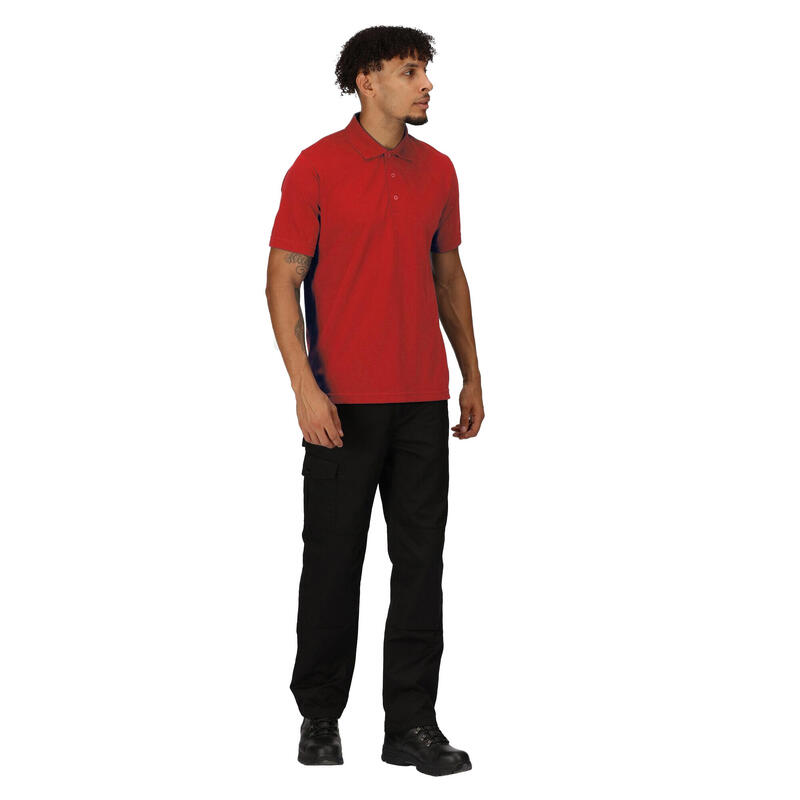 Polo Manches Courtes Homme (Rouge Classique)