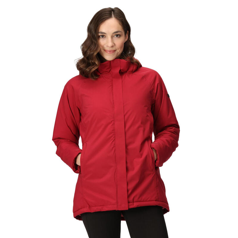 Veste imperméable SANDA Femme (Rouge foncé)