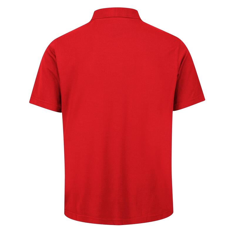 Polo Manches Courtes Homme (Rouge Classique)