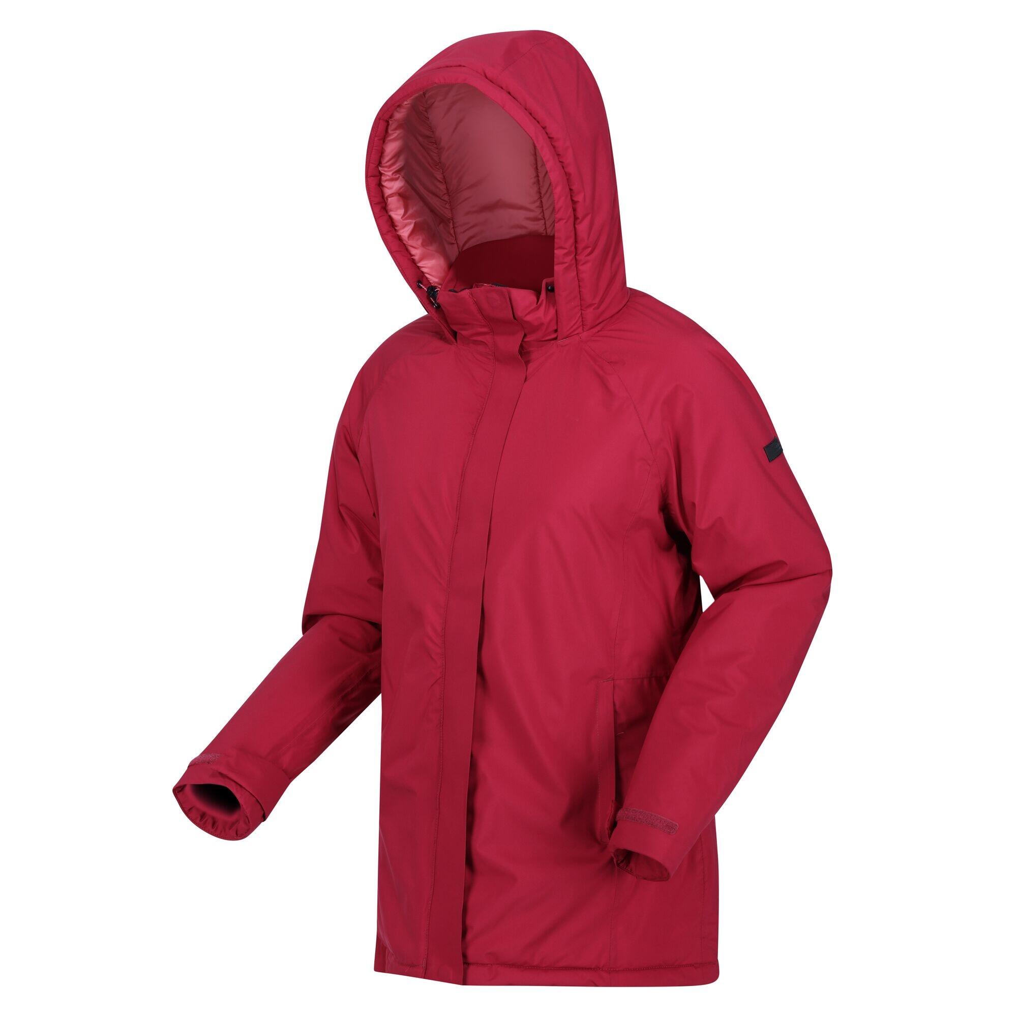 Womens/Ladies Sanda III Waterproof Jacket (Rumba Red) 3/5