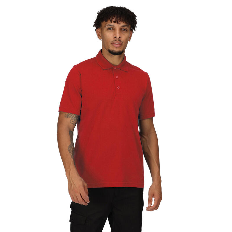 Maglietta Polo Maniche Corte Uomo Regatta Pro 65/35 Rosso Classico